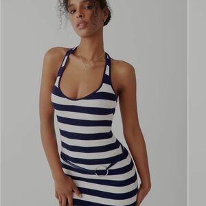 Frankie's Bikinis dolly knit mini dress